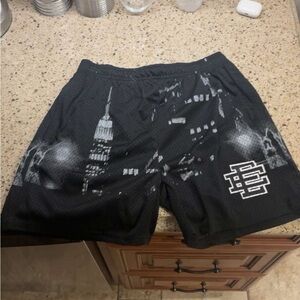 Eric Emanuel EE ‘Black Skyline’ Basic Shorts Size Medium